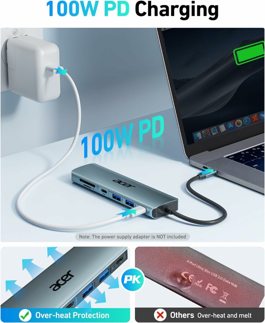 Acer 7-in-1 USB C Multiport Adapter Hub