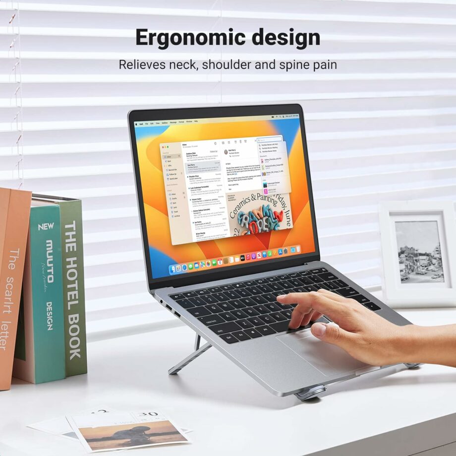 UGREEN Adjustable Portable Aluminium Laptop and Tablet Stand for Laptops up to 17.3''