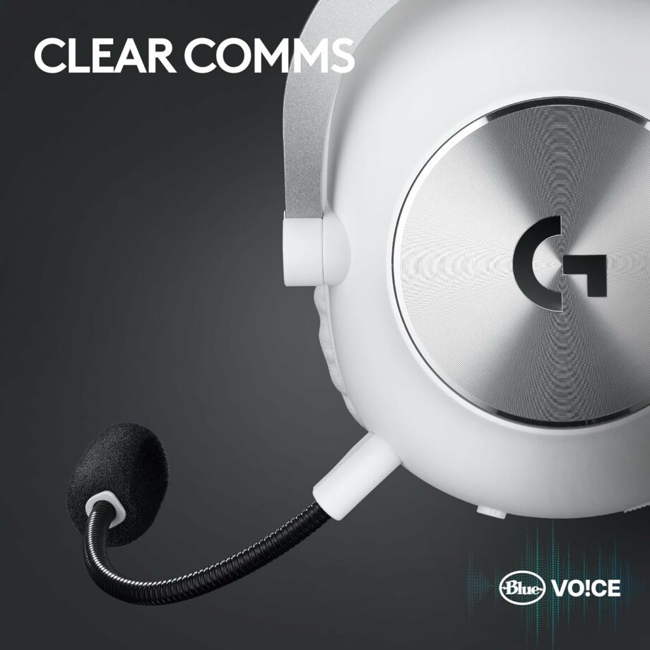 Logitech G PRO X Gen 2 Wireless 2.4GHz and Bluetooth Gaming Headset - White