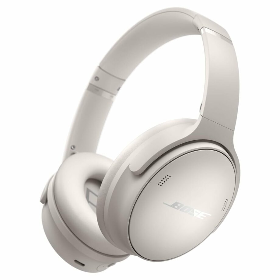 Bose QuietComfort Wireless Over-Ear Active Noise Cancelling Headphones - White