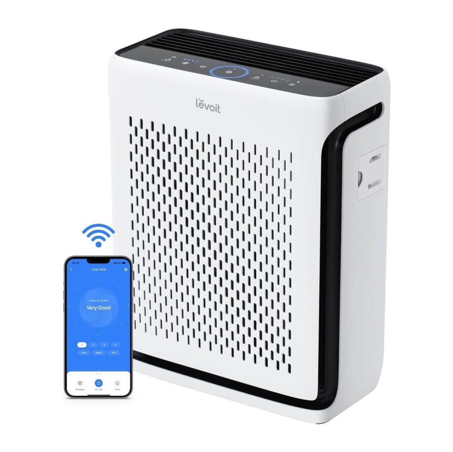 Levoit Vital 100S-P Air Purifier for Home Up to 103m - White (Pre-Order)
