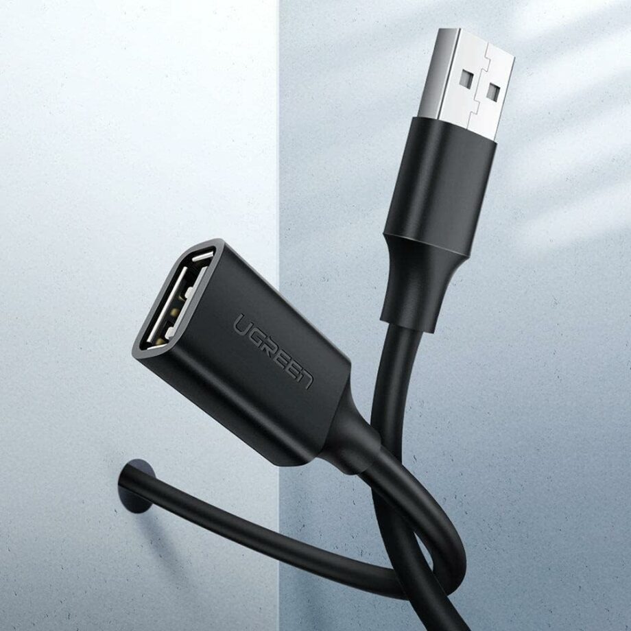 UGREEN USB 2.0 Extension Cable Male to Female Adapter - 1M