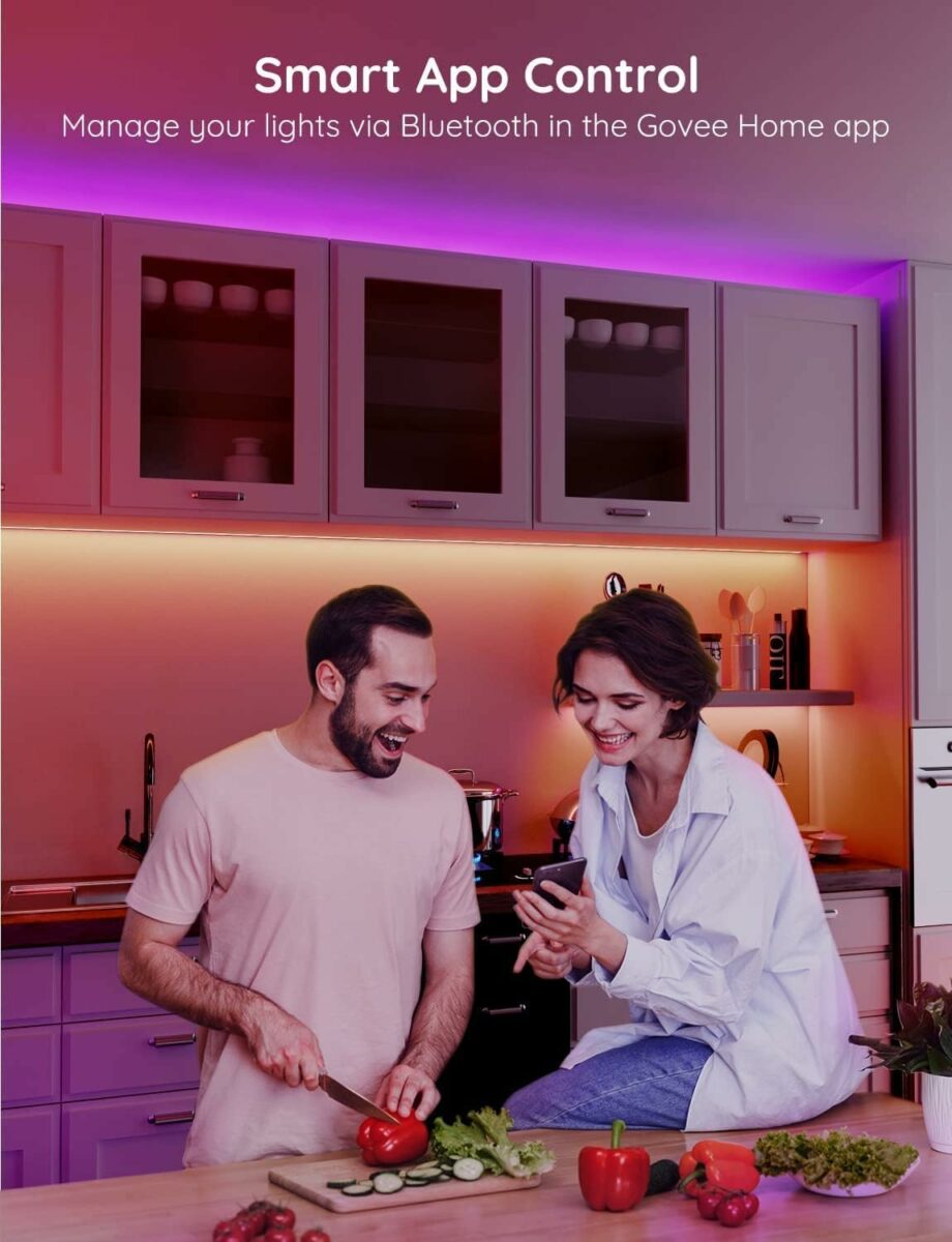Govee RGB H613 Smart LED Strip with APP Control and Music Sync - 40M