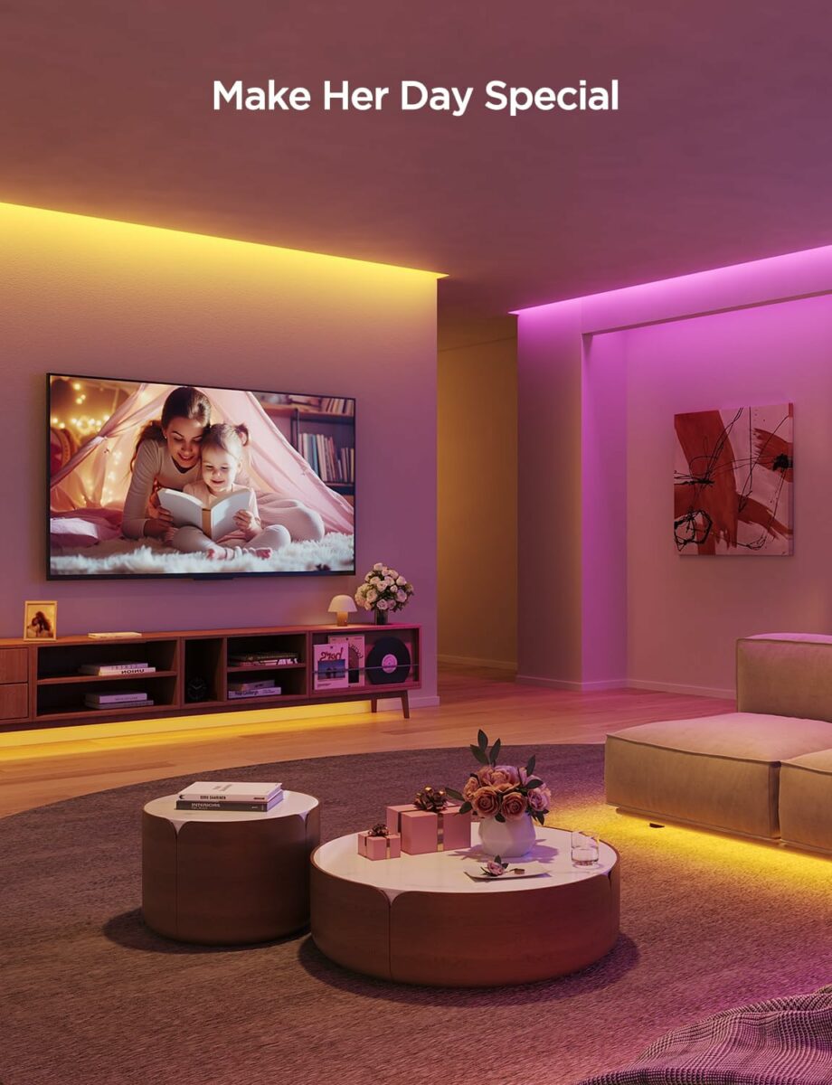 Govee RGB H613 Smart LED Strip with APP Control and Music Sync - 40M