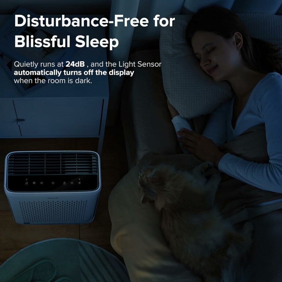 Levoit Vital 100S-P Air Purifier for Home Up to 103m - White (Pre-Order)
