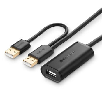 UGREEN USB 2.0 Active Extension Cable with Power - 10M