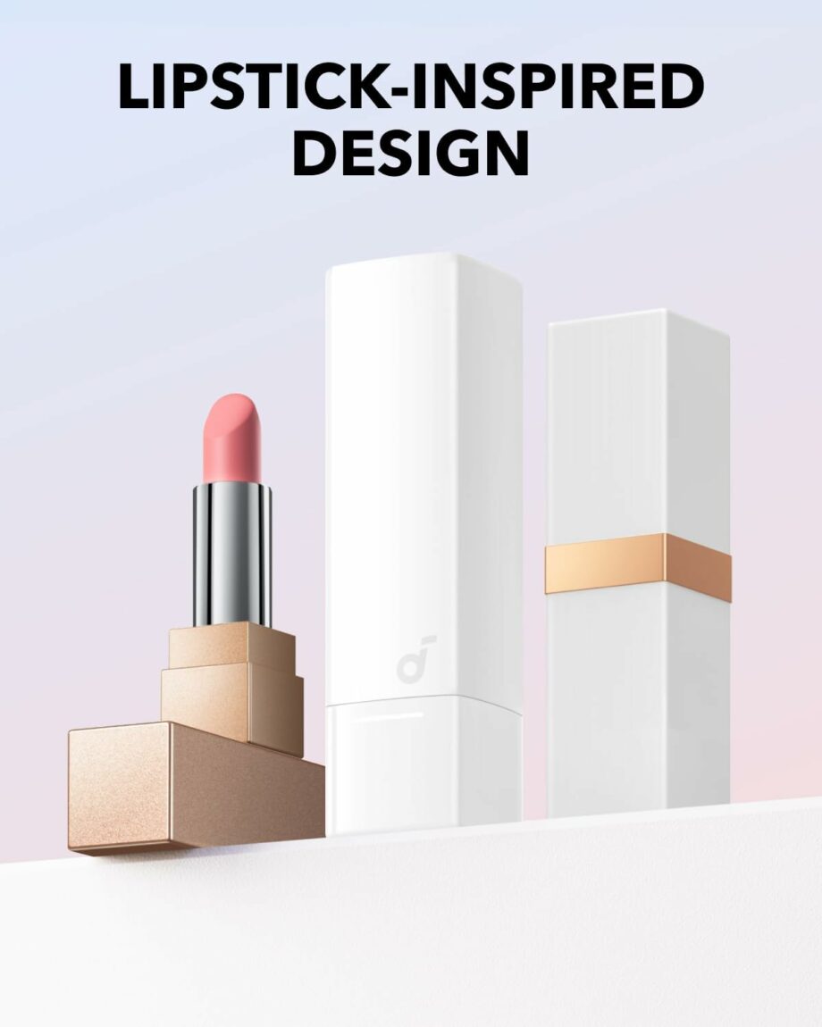 Anker Soundcore A30i Lipstick-Shaped Stylish Design Noise Cancelling True Wireless Earbuds - White