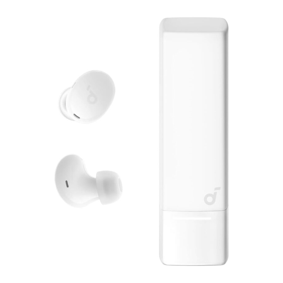 Anker Soundcore A30i Lipstick-Shaped Stylish Design Noise Cancelling True Wireless Earbuds - White