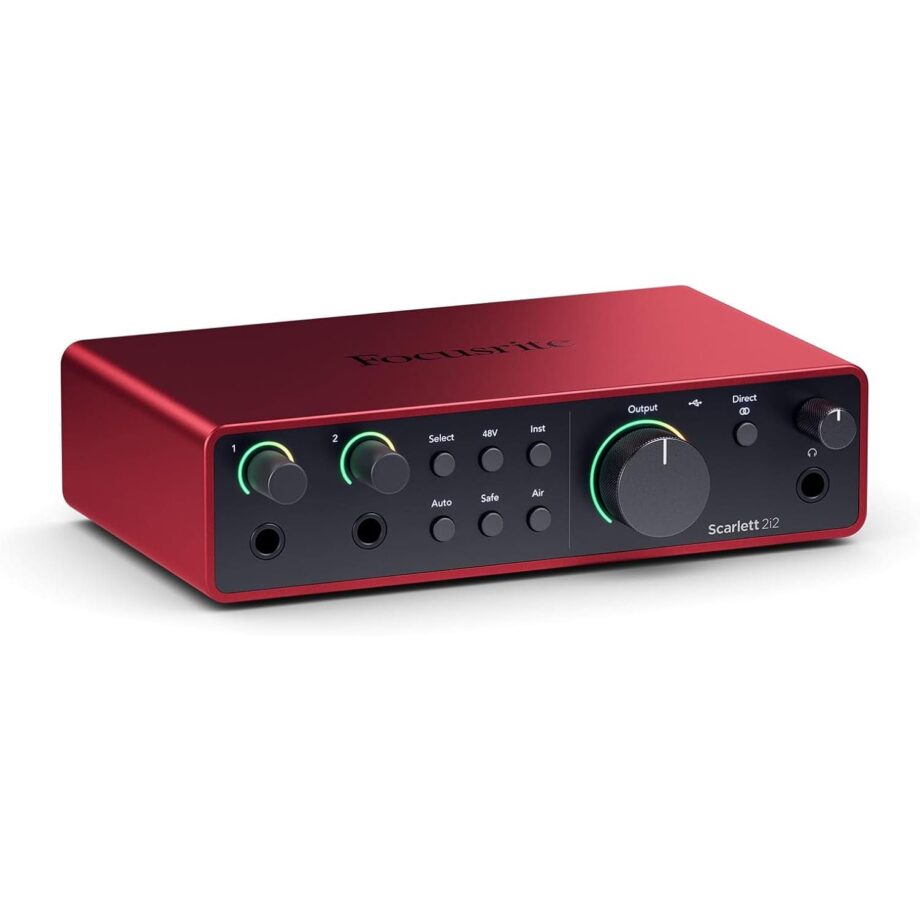 Focusrite Scarlett 2i2 4th Gen USB Audio Interface