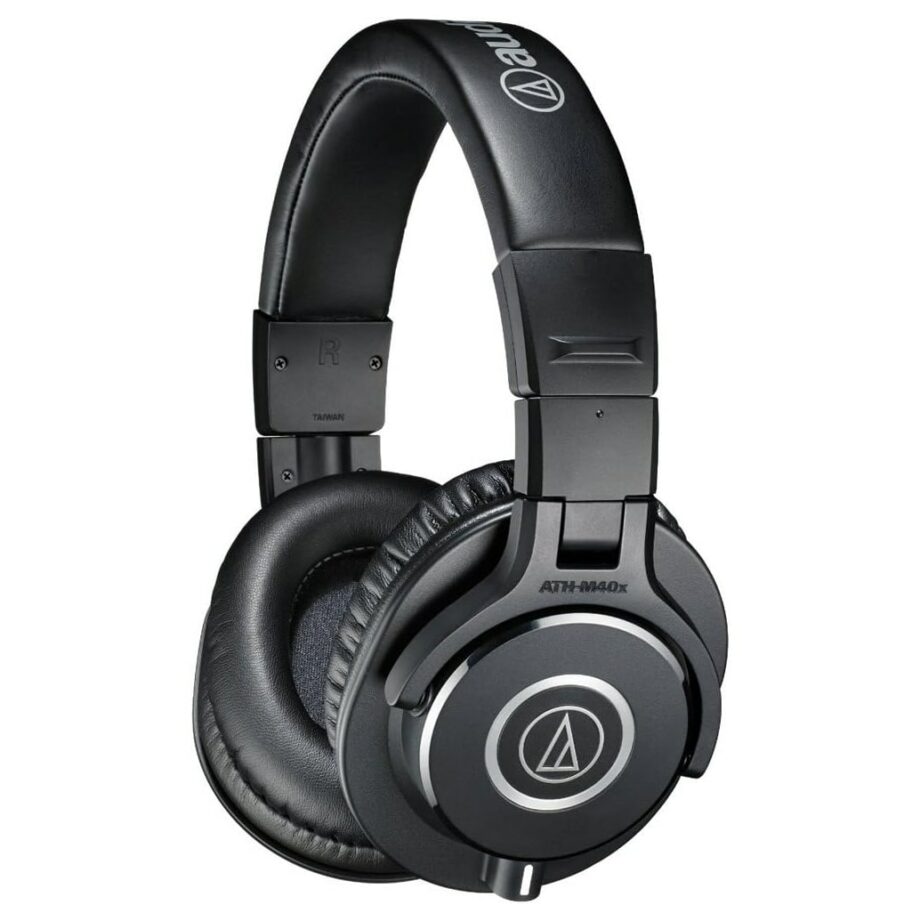 Audio-Technica ATH-M40x Professional Studio Monitor Headphone - Black