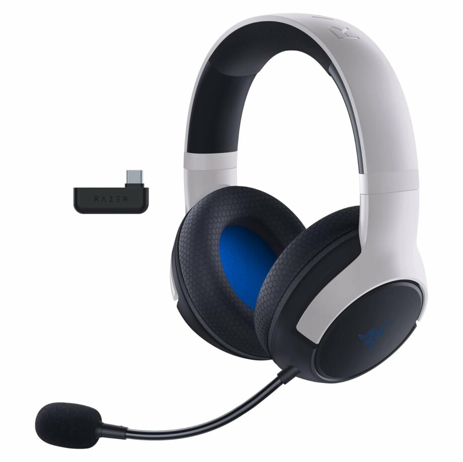 Razer Kaira 2.4GHz and Bluetooth Multi-Platform Wireless Gaming Headset - White/Black