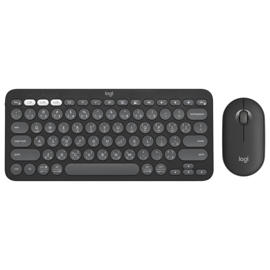 Logitech Pebble 2 MK380s Combo Multi-Device Bluetooth Wireless Keyboard and Mouse
