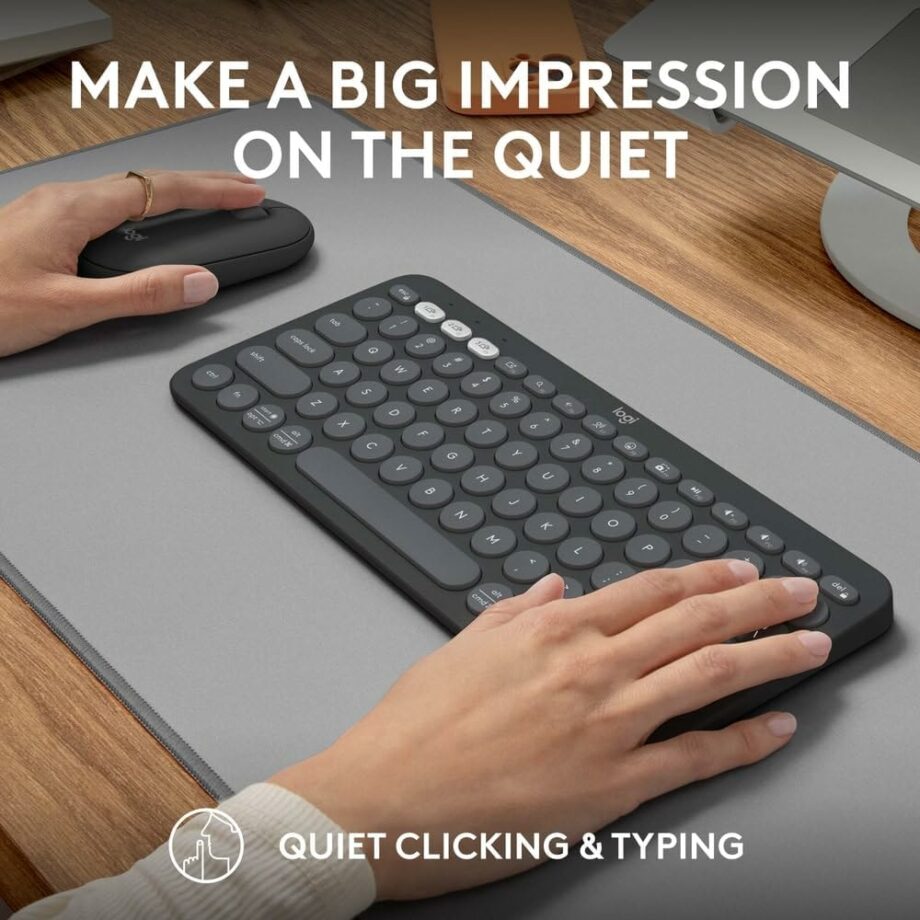 Logitech Pebble 2 MK380s Combo Multi-Device Bluetooth Wireless Keyboard and Mouse