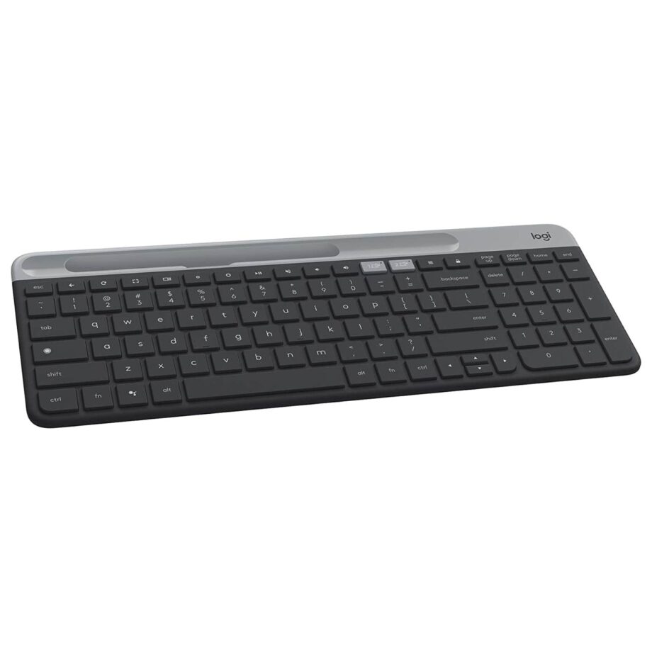 Logitech K580 Slim Multi-Device Bluetooth/2.4Ghz Wireless Keyboard - Graphite