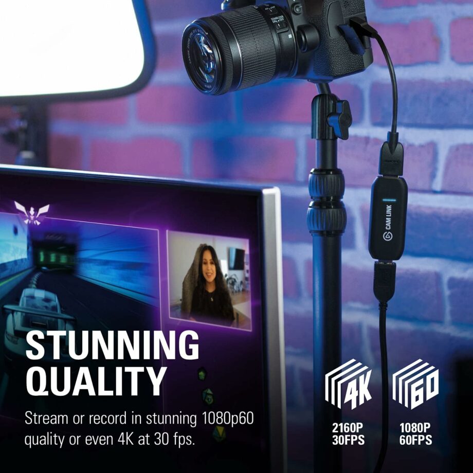 Elgato Cam Link 4K External Camera Capture Card