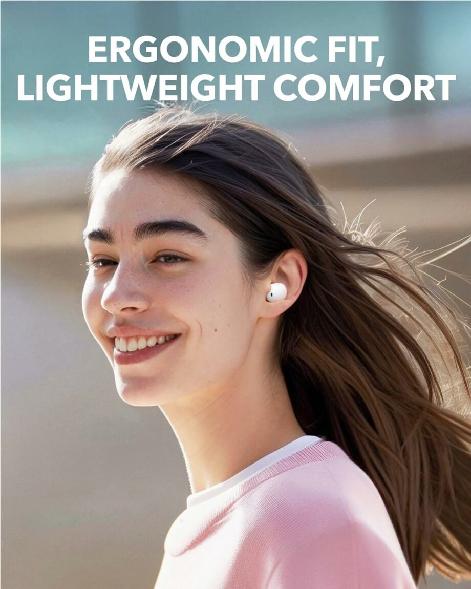 Anker Soundcore A30i Lipstick-Shaped Stylish Design Noise Cancelling True Wireless Earbuds - White