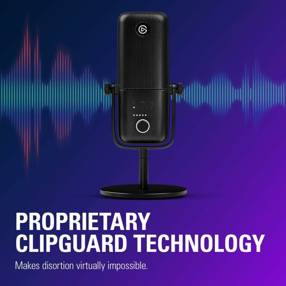 Elgato Wave 3 Premium Studio Quality USB Condenser Microphone - Black