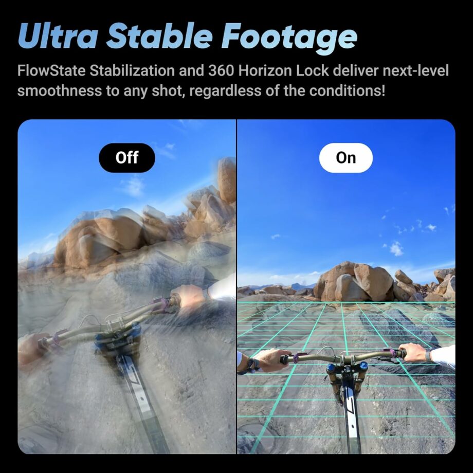 Insta360 X4 Waterproof 8K 360 Action Camera and 4K Wide-Angle Video - Adventure Bundle