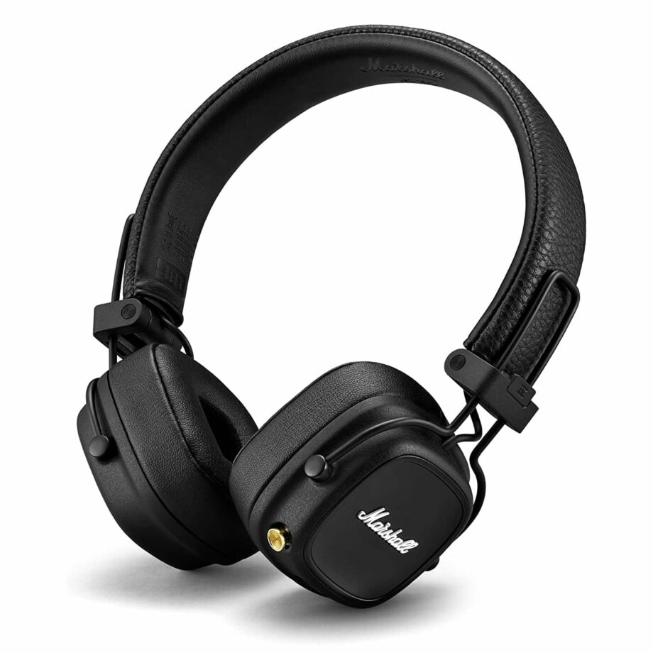 Marshall Major IV On-Ear Bluetooth Headphones - Black