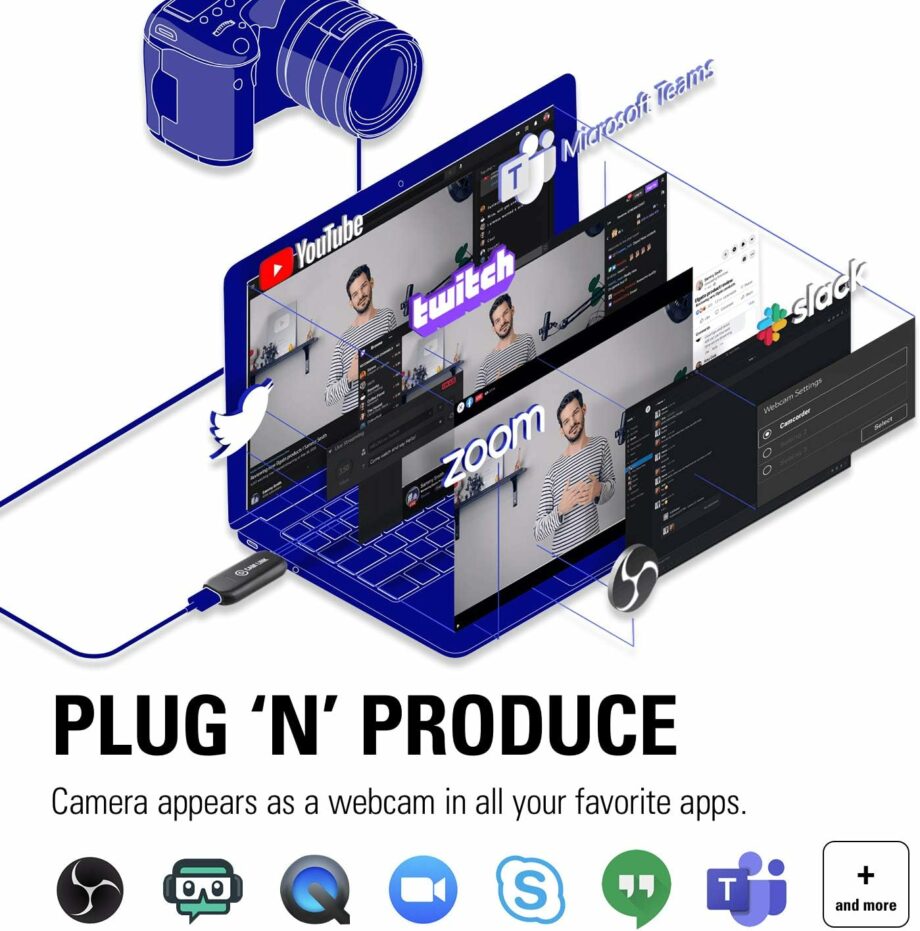 Elgato Cam Link 4K External Camera Capture Card