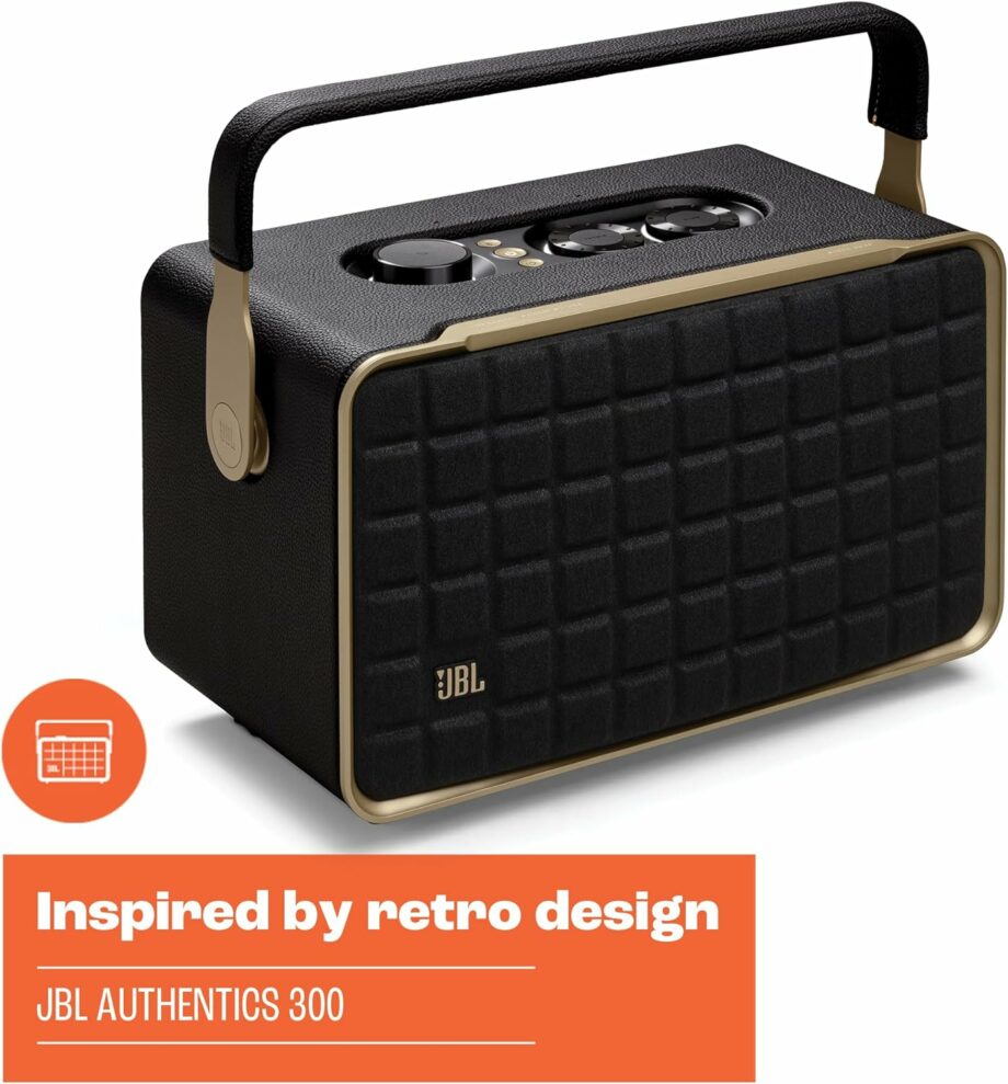 JBL Authentics 300 Retro Style Wireless Bluetooth/Wifi Home Speaker