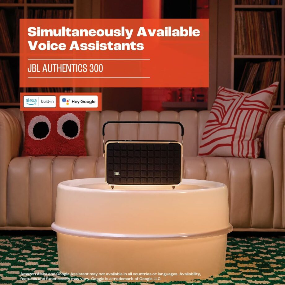 JBL Authentics 300 Retro Style Wireless Bluetooth/Wifi Home Speaker