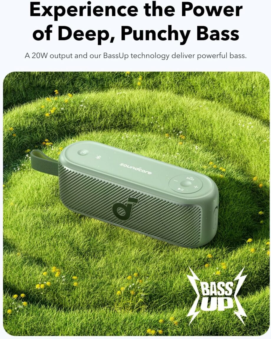 Anker Soundcore Motion 100 Waterproof Portable Bluetooth Speaker - Blue