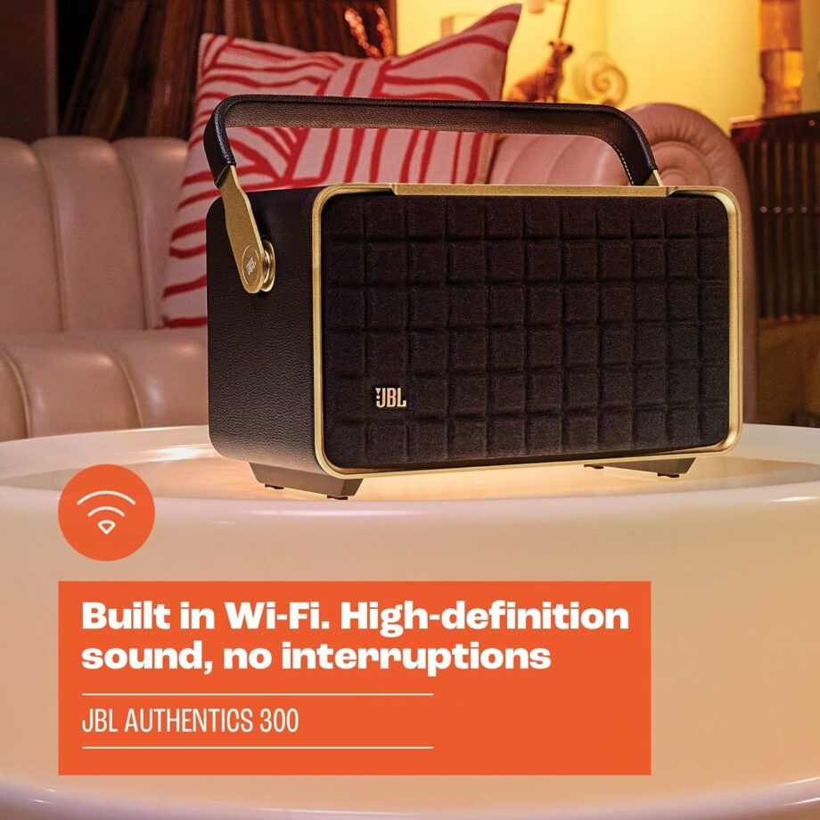 JBL Authentics 300 Retro Style Wireless Bluetooth/Wifi Home Speaker