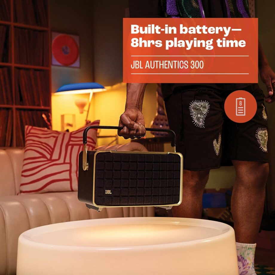 JBL Authentics 300 Retro Style Wireless Bluetooth/Wifi Home Speaker