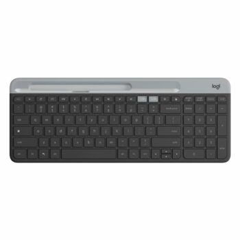 Logitech K580 Slim Multi-Device Bluetooth/2.4Ghz Wireless Keyboard - Graphite