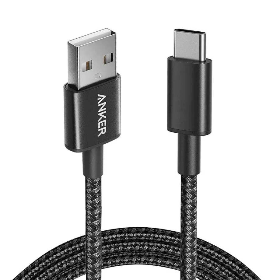Anker Powerline Nylon Braided USB Type C Cable 1.8M – Black