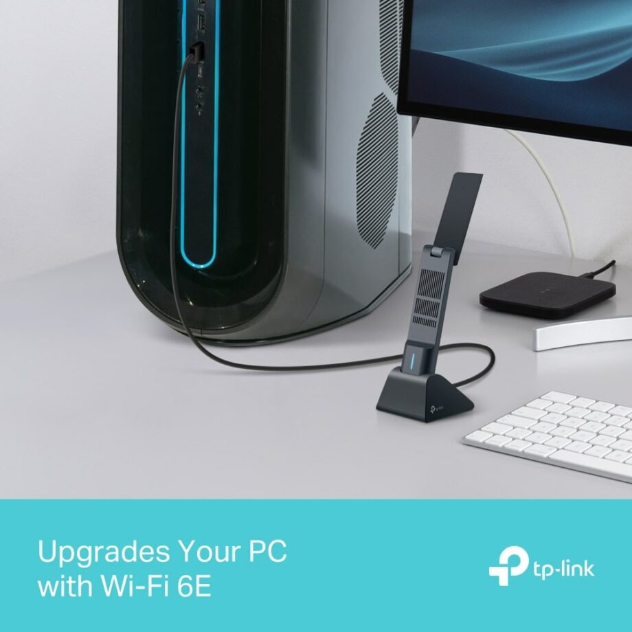 TP-Link AXE5400 Wi-Fi 6E High Gain Wireless USB Adapter (Archer TXE70UH)