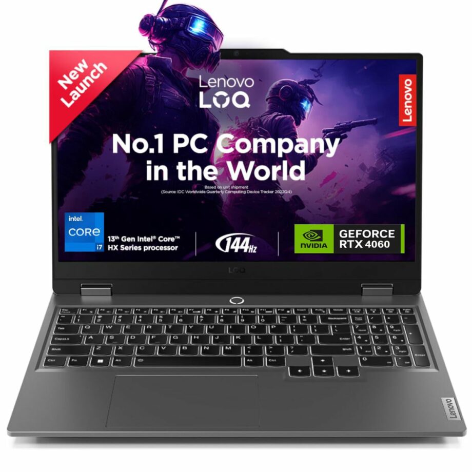 Lenovo LOQ Intel Core i7 13650HX AI Engine + LA1 Chip Nvidia & RTX 4050 6GB 24GB Ram DDR5 144Hz IPS Display Gaming Laptop