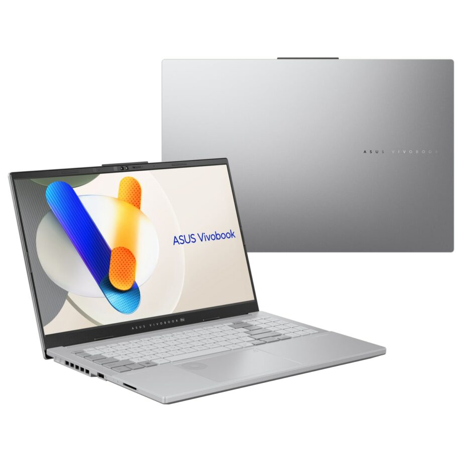 ASUS Vivobook Pro 15 OLED (2024) 15.6" 3K 120Hz OLED AI Ready Intel Core™ Ultra 7 155H, Nvidia RTX 4060 8GB, 16GB DDR5X RAM, 1TB M.2 PCIe NVMe Gen4 Laptop - Cool Silver