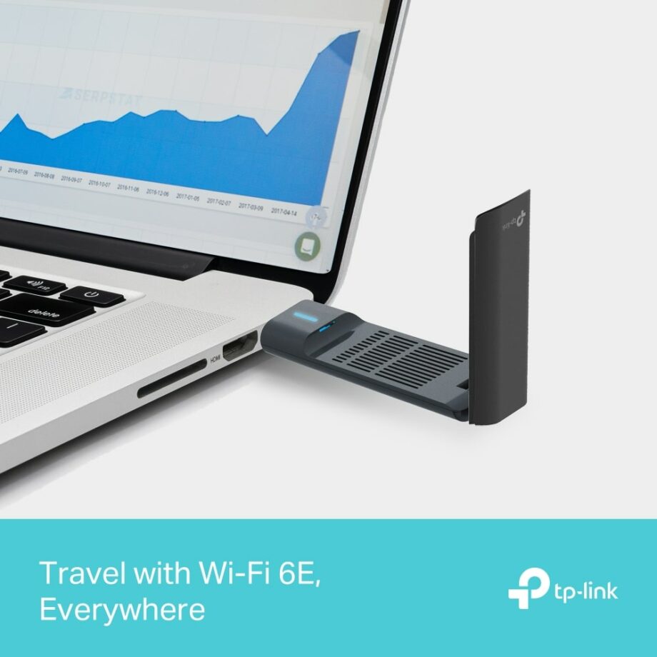 TP-Link AXE5400 Wi-Fi 6E High Gain Wireless USB Adapter (Archer TXE70UH)