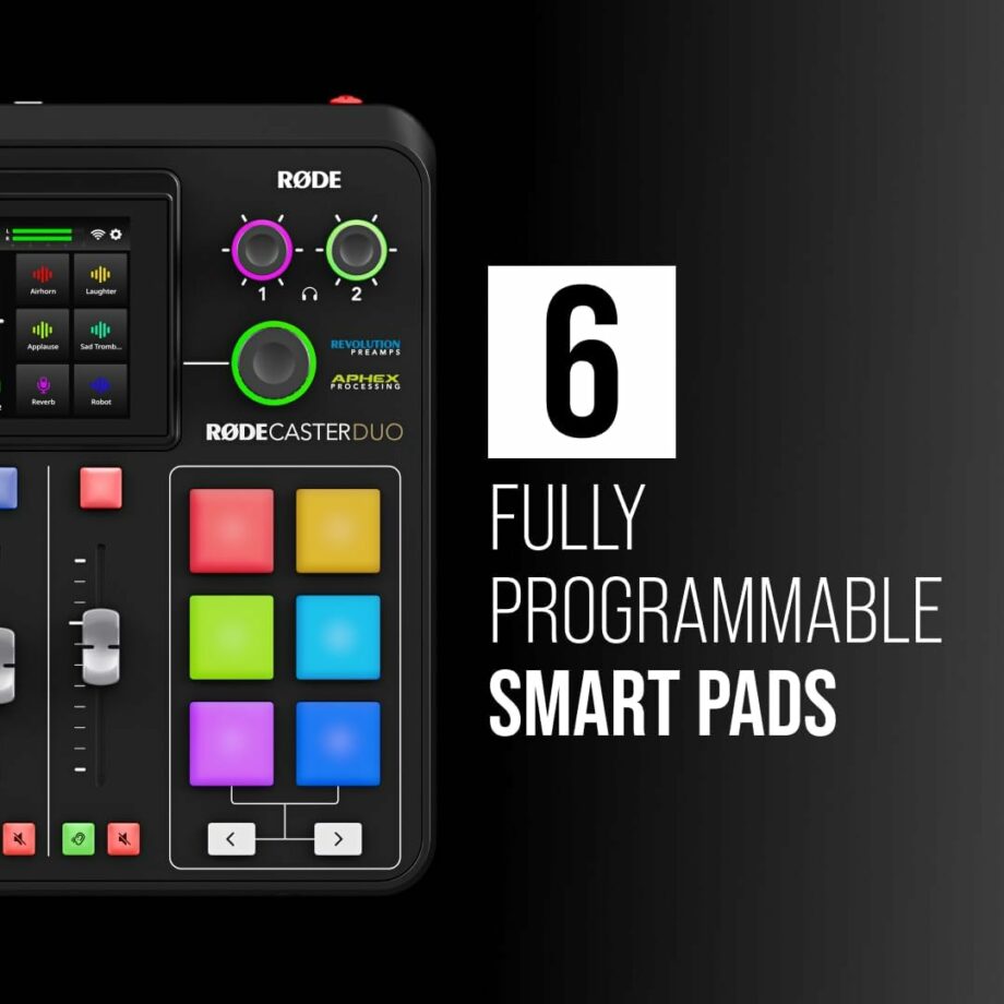 Rode RØDECaster Duo All-in-One Production Solution for Podcasting, Streaming, Music Production and Content Creation (Pre-Order)
