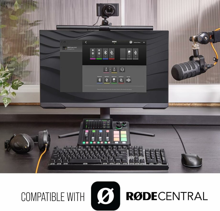 Rode RØDECaster Duo All-in-One Production Solution for Podcasting, Streaming, Music Production and Content Creation (Pre-Order)
