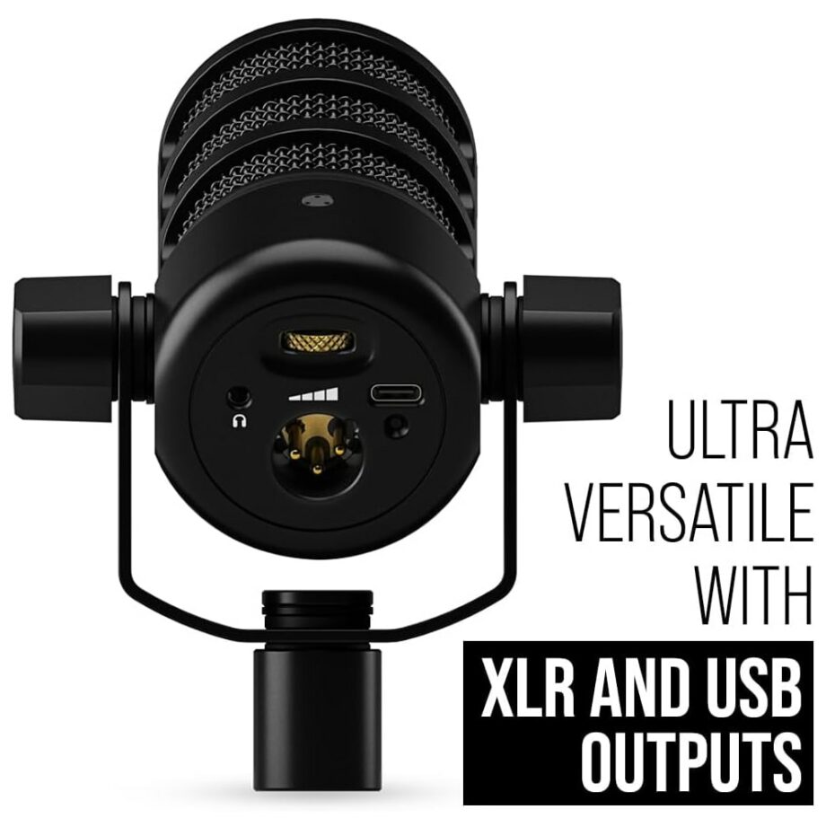 Rode PodMic USB Versatile Dynamic Broadcast Microphone With XLR and USB Connectivity - Black