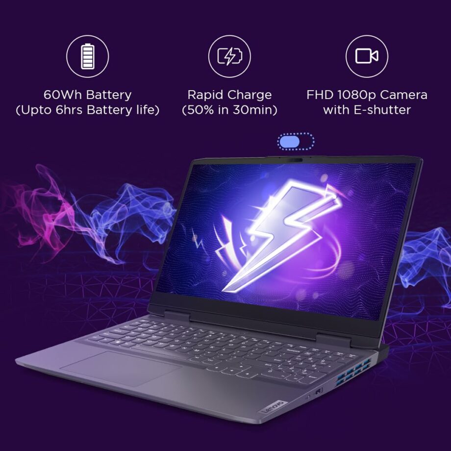 Lenovo LOQ Intel Core i7 13620H AI Engine + LA1 Chip Nvidia & RTX 4050 6GB & 144Hz Display Gaming Laptop