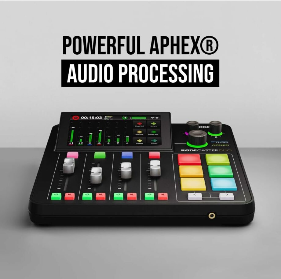 Rode RØDECaster Duo All-in-One Production Solution for Podcasting, Streaming, Music Production and Content Creation (Pre-Order)