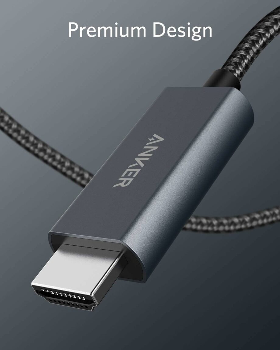 Anker USB C To HDMI Braided Cable (4K@60Hz) - 1.8M