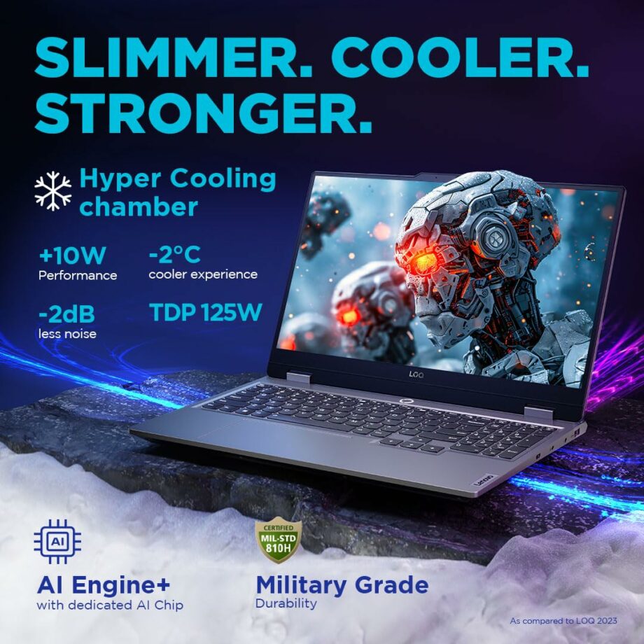 Lenovo LOQ 15IRX9 Intel Core i7 13650HX AI Engine + LA1 Chip Nvidia & RTX 3050 6GB & 144Hz IPS Display Gaming Laptop
