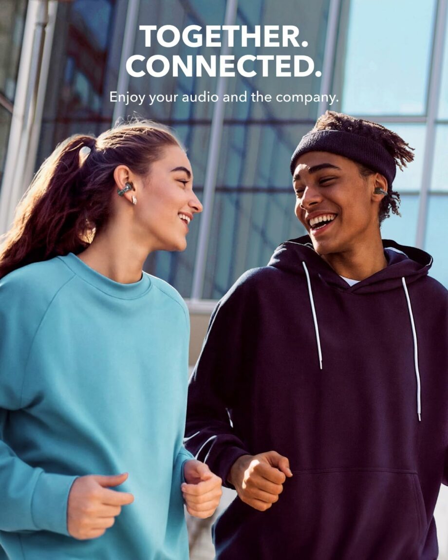 Anker Soundcore C30i Clip-On Open-Ear Lightweight Earbuds - Black