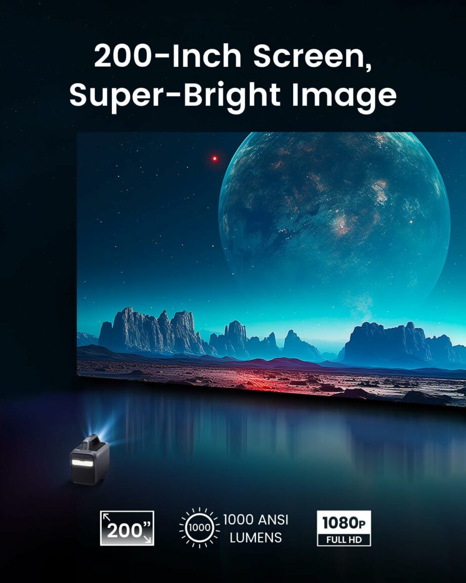 Anker Nebula Mars 3 Outdoor Portable 1000 ANSI Lumens Projector