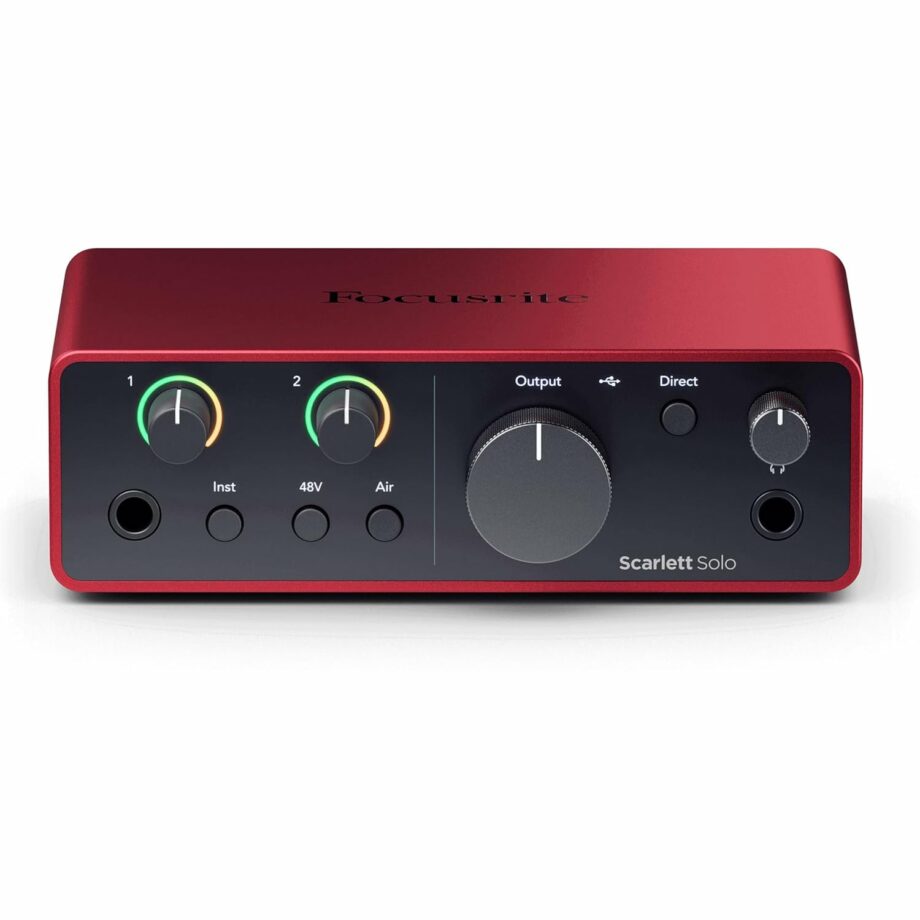 Focusrite Scarlett Solo 4th Gen USB Audio Interface