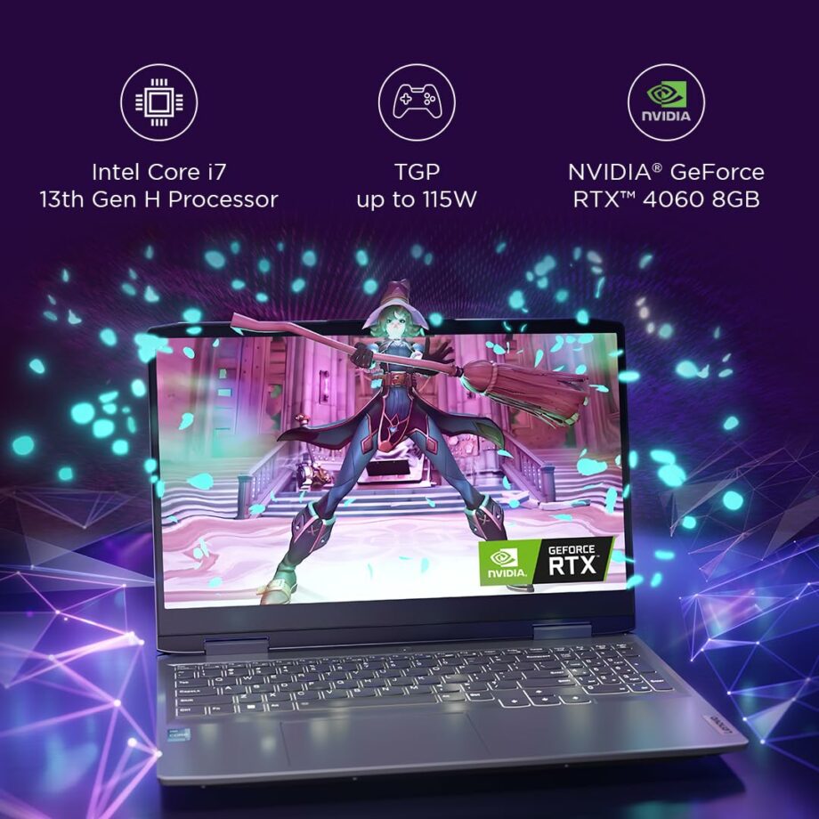 Lenovo LOQ Intel Core i7 13620H AI Engine + LA1 Chip Nvidia & RTX 4050 6GB & 144Hz Display Gaming Laptop