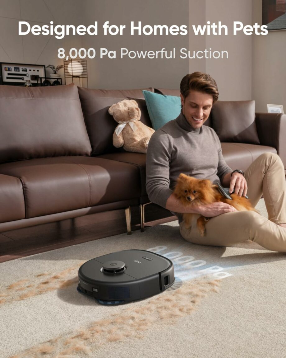 Anker Eufy X10 Pro Omni Robot Vacuum and Dual Mops with 8,000 Pa Suction