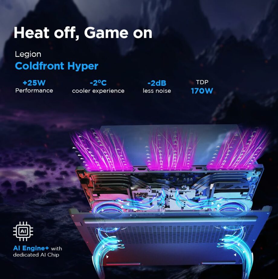 Lenovo Legion 5 Intel Core i7-14650HX 16" WQXGA GeForce RTX 4050 6GB IPS 165Hz Display & 1TB SSD Gaming Laptop