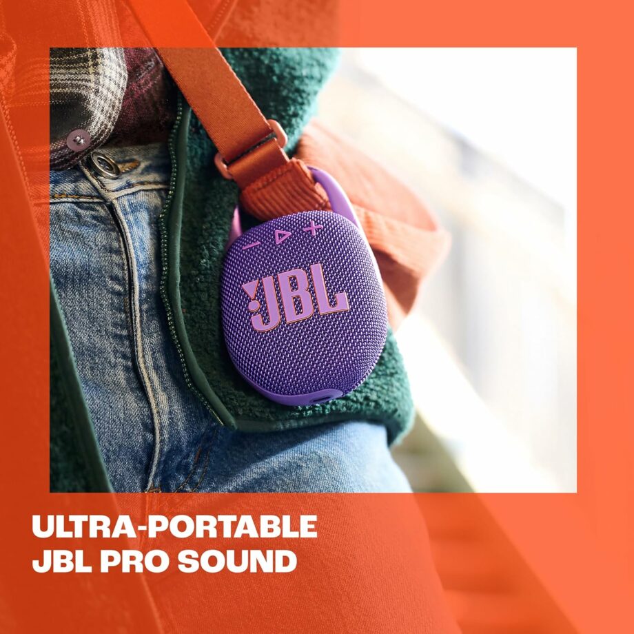 JBL Clip 5 Portable Waterproof Wireless Bluetooth Speaker - Black