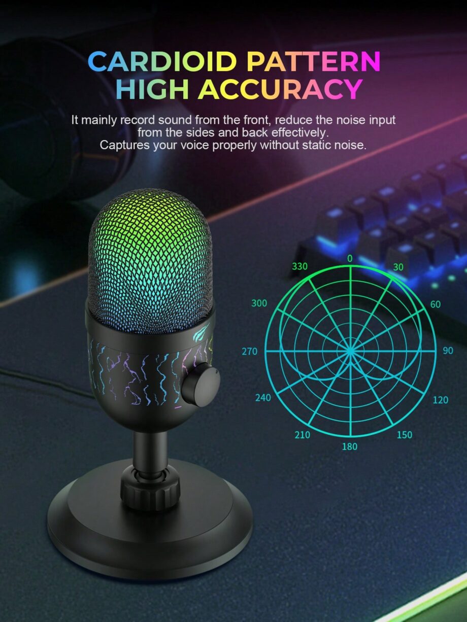 Havit GK52 RGB Live Recording Microphone